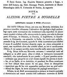 Pubblicazione del Piolti 1881